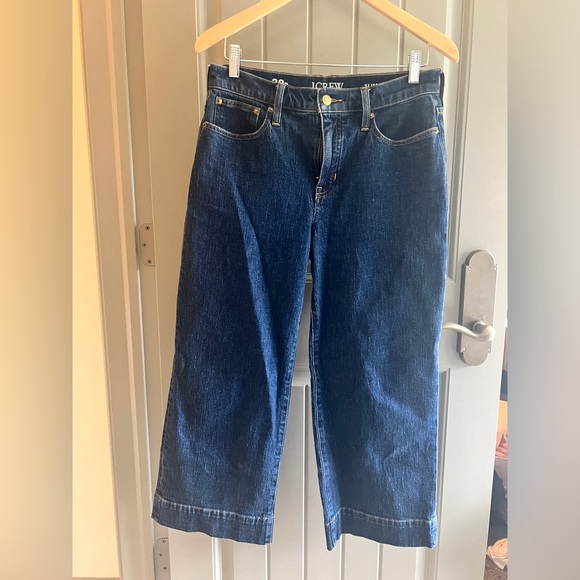 J Crew Slim Wide leg Jeans - Picture 2 of 3